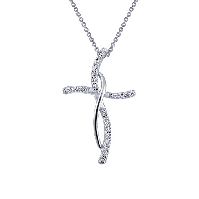 Necklaces 024 CTW Cross Pendant Necklace Lafonn