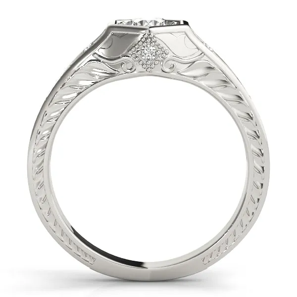 Overnight Mountings Bridal Rings Vintage Diamond Engagement Ring