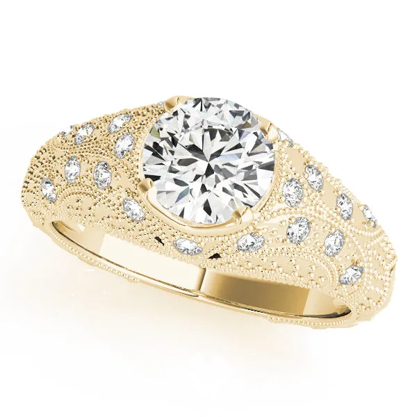 Overnight Mountings Bridal Rings Vintage Diamond Engagement Ring