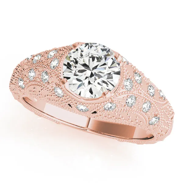 Overnight Mountings Bridal Rings Vintage Diamond Engagement Ring