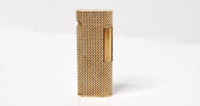 PreStyled Sets Van Cleef Arpels 1960s Dunhill 18k Solid Gold Refillable Lighter Vintage by Misty