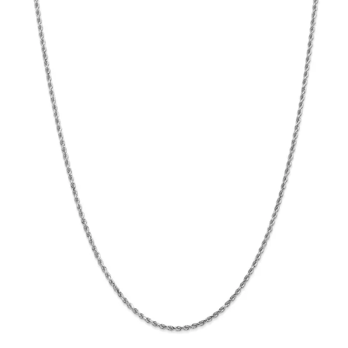 Rings 10k White Gold 2mm Diamondcut Rope ChainWBC10K016W22 WB Choice Jewelry Rings 10k White Gold 2mm Diamondcut Rope ChainWBC10K016W22 WB Choice Jewelry