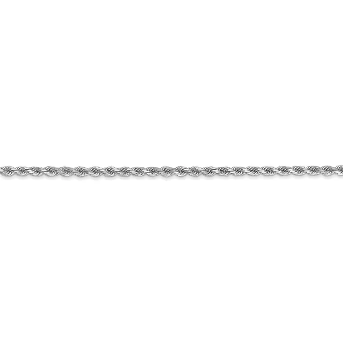 Rings 10k White Gold 2mm Diamondcut Rope ChainWBC10K016W22 WB Choice Jewelry Rings 10k White Gold 2mm Diamondcut Rope ChainWBC10K016W22 WB Choice Jewelry