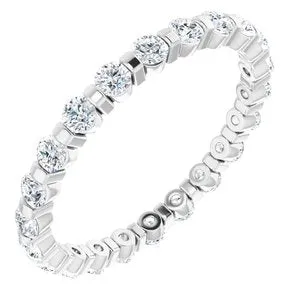 Rings 14K White 58 CTW Diamond Eternity Band 12362560097PSTWBC WB Choice Jewelry Rings 14K White 58 CTW Diamond Eternity Band 12362560097PSTWBC WB Choice Jewelry