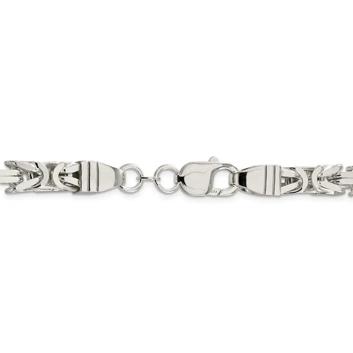 Rings Sterling Silver 75mm Byzantine ChainWBCQBZ1809 WB Choice Jewelry Rings Sterling Silver 75mm Byzantine ChainWBCQBZ1809 WB Choice Jewelry