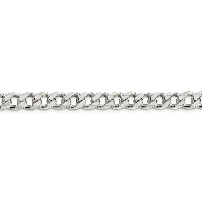 Rings Sterling Silver 8mm Pav Curb ChainWBCQCF22024 WB Choice Jewelry Rings Sterling Silver 8mm Pav Curb ChainWBCQCF22024 WB Choice Jewelry