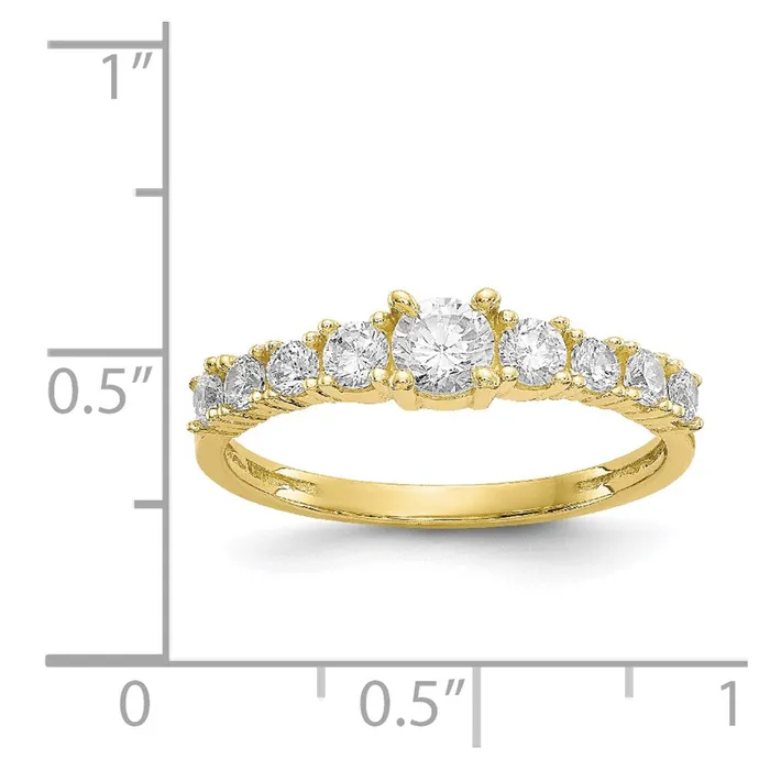 Rings WB Choice Jewelry 10k CZ RingWBC10C1177 Rings WB Choice Jewelry 10k CZ RingWBC10C1177