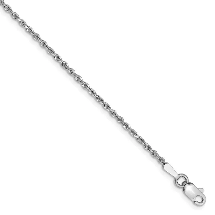 Rings WB Choice Jewelry 10k White Gold 15mm Diamondcut Rope ChainWBC10K012W8 Rings WB Choice Jewelry 10k White Gold 15mm Diamondcut Rope ChainWBC10K012W8