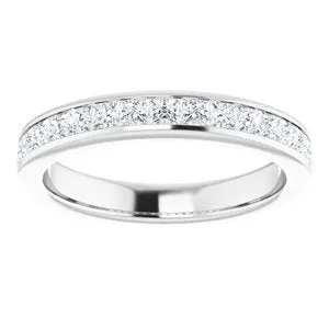 Rings WB Choice Jewelry 14K White 2 mm Square 34 CTW Diamond Anniversary Band12298160096PSTWBC Rings WB Choice Jewelry 14K White 2 mm Square 34 CTW Diamond Anniversary Band12298160096PSTWBC