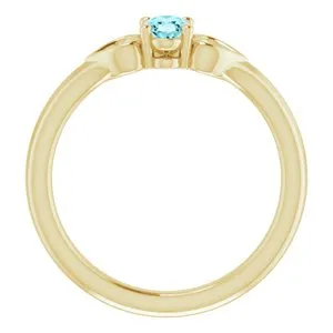 Rings WB Choice Jewelry 14K Yellow 5x3 mm Oval Zircon Youth Heart Ring71987631PSTWBC Rings WB Choice Jewelry 14K Yellow 5x3 mm Oval Zircon Youth Heart Ring71987631PSTWBC