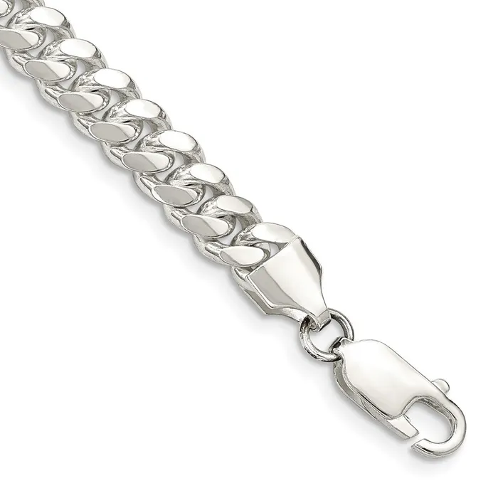 Rings WB Choice Jewelry Sterling Silver 64mm Polished Domed Curb ChainWBCQDB1808 Rings WB Choice Jewelry Sterling Silver 64mm Polished Domed Curb ChainWBCQDB1808