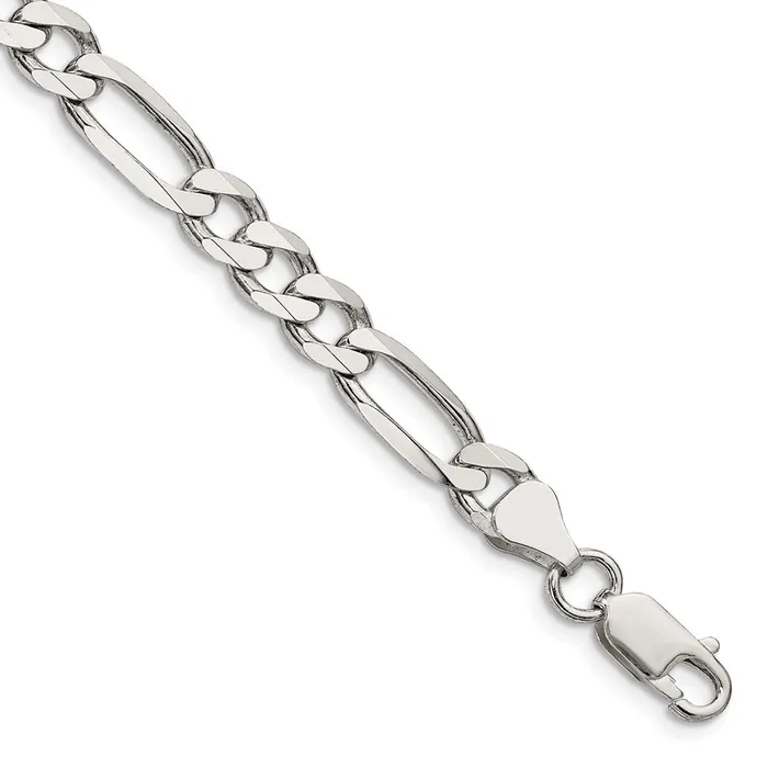 Rings WB Choice Jewelry Sterling Silver 675mm Figaro ChainWBCQFG1807