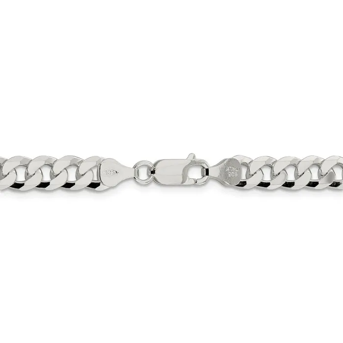 Rings WB Choice Jewelry Sterling Silver 7mm Beveled Curb ChainWBCQFB18020 Rings WB Choice Jewelry Sterling Silver 7mm Beveled Curb ChainWBCQFB18020