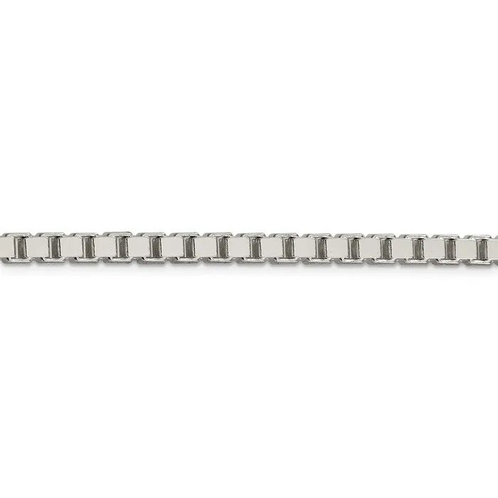 Sterling Silver 45mm Box ChainWBCQBX10024 WB Choice Jewelry Rings Sterling Silver 45mm Box ChainWBCQBX10024 WB Choice Jewelry Rings
