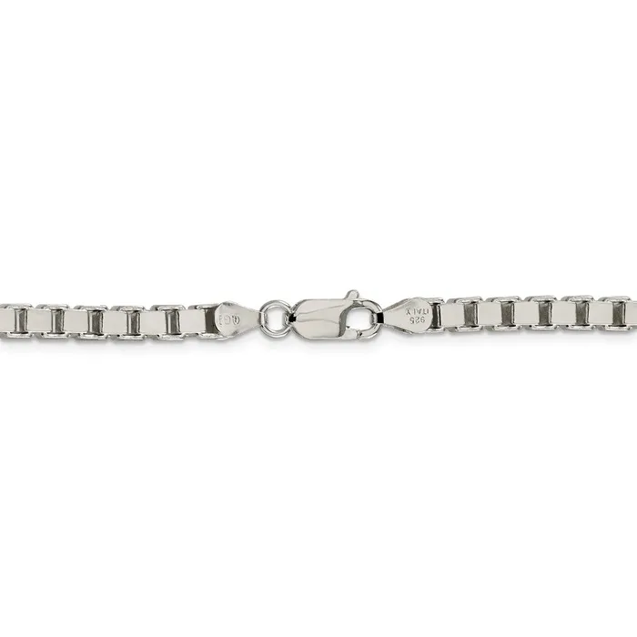 Sterling Silver 45mm Box ChainWBCQBX10024 WB Choice Jewelry Rings Sterling Silver 45mm Box ChainWBCQBX10024 WB Choice Jewelry Rings