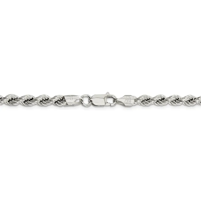 Sterling Silver 53mm Semisolid Rope ChainWBCQFC11924 WB Choice Jewelry Rings Sterling Silver 53mm Semisolid Rope ChainWBCQFC11924 WB Choice Jewelry Rings
