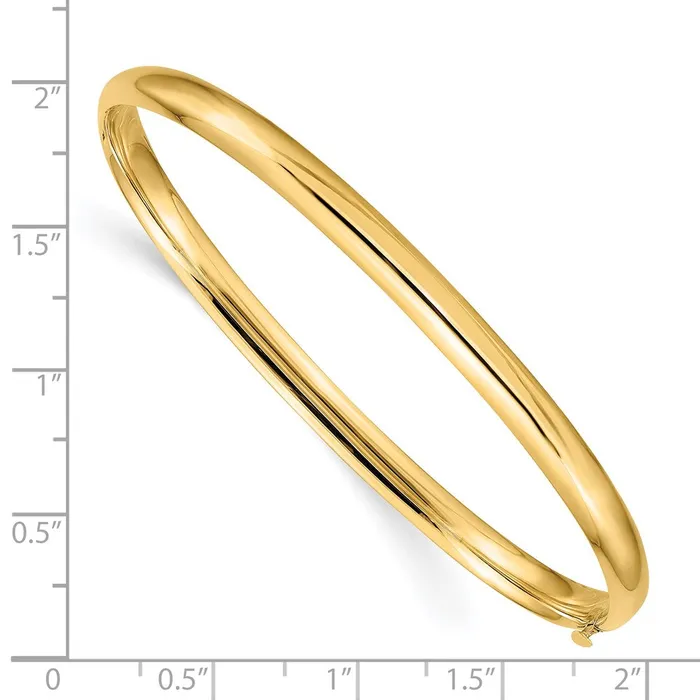 WB Choice Jewelry Bracelets 14k 316 Oversize High Polished Hinged Bangle BraceletWBCHP316O WB Choice Jewelry Bracelets 14k 316 Oversize High Polished Hinged Bangle BraceletWBCHP316O
