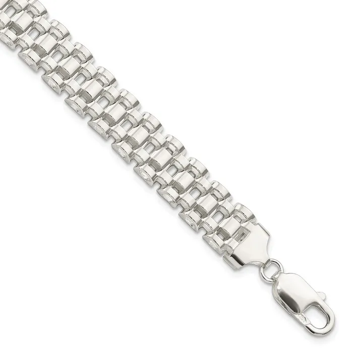 WB Choice Jewelry Bracelets Sterling Silver Polished Fancy Link BraceletWBCQG5824775 WB Choice Jewelry Bracelets Sterling Silver Polished Fancy Link BraceletWBCQG5824775