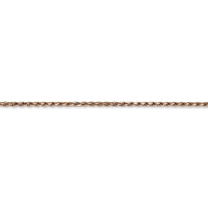 WB Choice Jewelry Necklaces 14k Rose Gold 18mm DC Machinemade Rope ChainWBCR01416 WB Choice Jewelry Necklaces 14k Rose Gold 18mm DC Machinemade Rope ChainWBCR01416