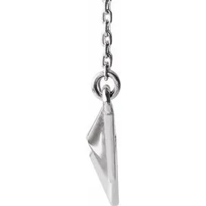 WB Choice Jewelry Necklaces 14K White Pyramid 1618 Necklace 86671600PSTWBC WB Choice Jewelry Necklaces 14K White Pyramid 1618 Necklace 86671600PSTWBC