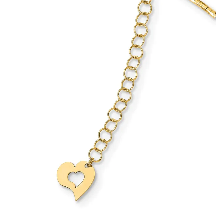 WB Choice Jewelry Necklaces 14K Yellow Polished w2in Ext Round Twisted Omega NecklaceWBCSF279818 WB Choice Jewelry Necklaces 14K Yellow Polished w2in Ext Round Twisted Omega NecklaceWBCSF279818
