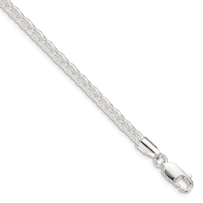 WB Choice Jewelry Rings Sterling Silver 37mm Round Spiga ChainWBCQSP10020 WB Choice Jewelry Rings Sterling Silver 37mm Round Spiga ChainWBCQSP10020