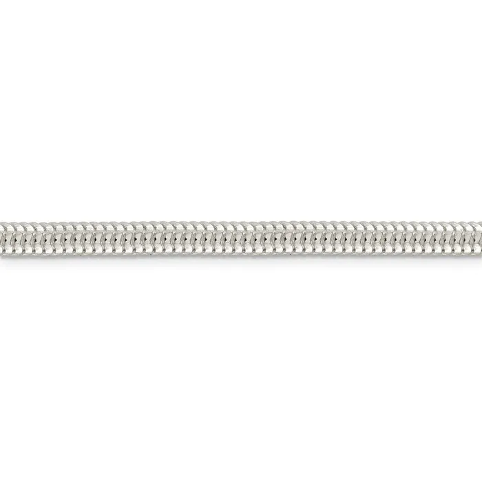WB Choice Jewelry Rings Sterling Silver 5mm Round Snake ChainWBCQSNL12020 WB Choice Jewelry Rings Sterling Silver 5mm Round Snake ChainWBCQSNL12020