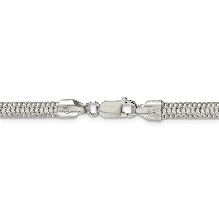WB Choice Jewelry Rings Sterling Silver 5mm Round Snake ChainWBCQSNL12020 WB Choice Jewelry Rings Sterling Silver 5mm Round Snake ChainWBCQSNL12020
