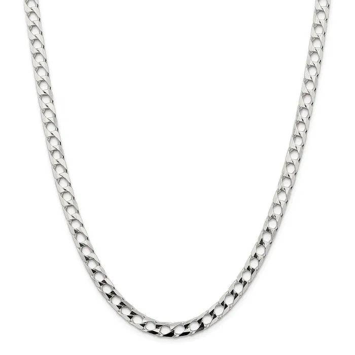 WB Choice Jewelry Rings Sterling Silver 625mm Flat Open Curb ChainWBCQFOC22020 WB Choice Jewelry Rings Sterling Silver 625mm Flat Open Curb ChainWBCQFOC22020