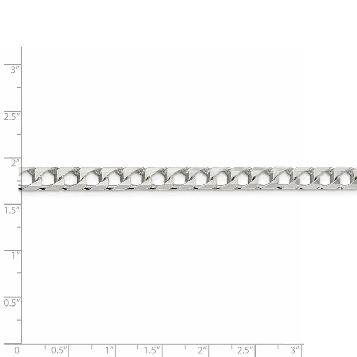WB Choice Jewelry Rings Sterling Silver 625mm Flat Open Curb ChainWBCQFOC22020 WB Choice Jewelry Rings Sterling Silver 625mm Flat Open Curb ChainWBCQFOC22020