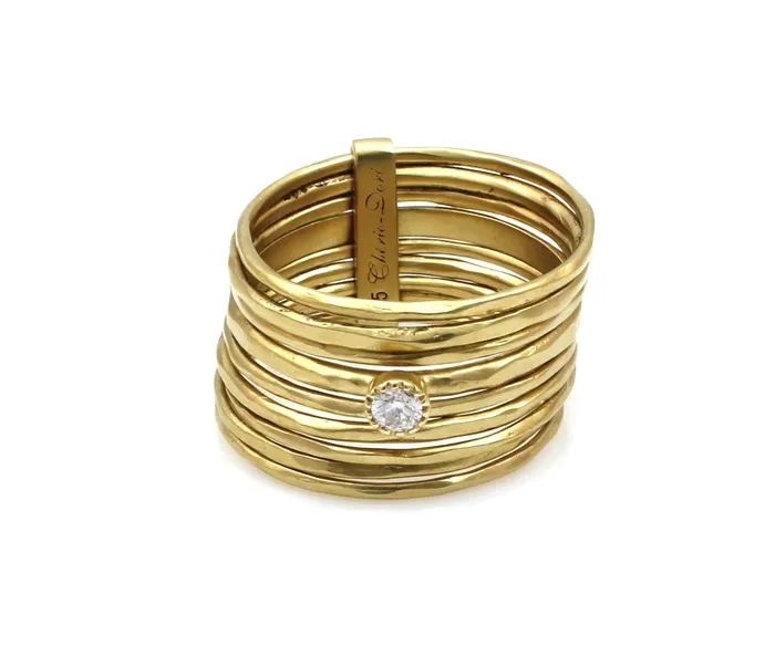 9 Band Bunch Ring Cherie Dori Rings