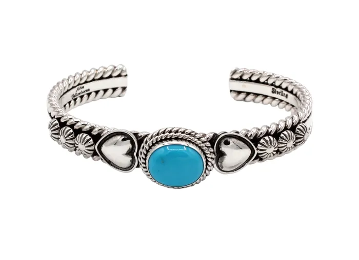 Artie Yellowhorse Bracelets Sleeping Beauty Cuff Bracelet