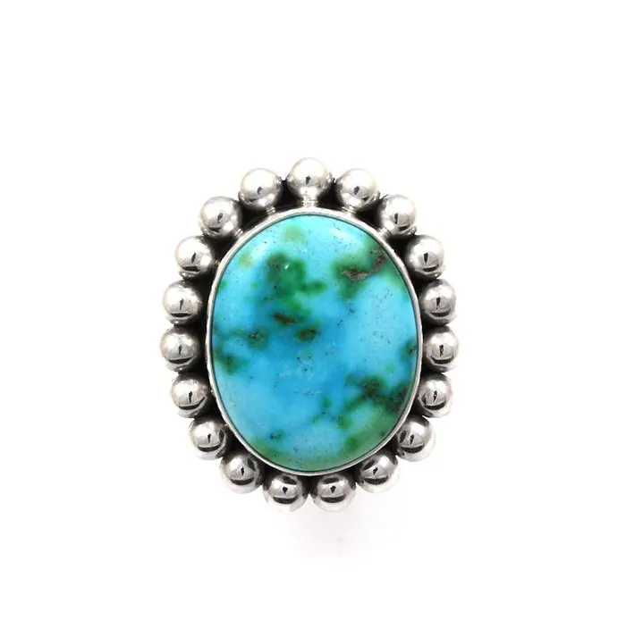 Artie Yellowhorse Sonoran Gold Turquoise Ring Rings