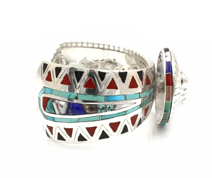 Ben Nighthorse Bracelets Skull On Round Cuff Bracelet Ben Nighthorse Bracelets Skull On Round Cuff Bracelet