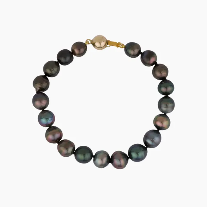Bracelets Tahitian Knotted Pearl Bracelet misha hawaii