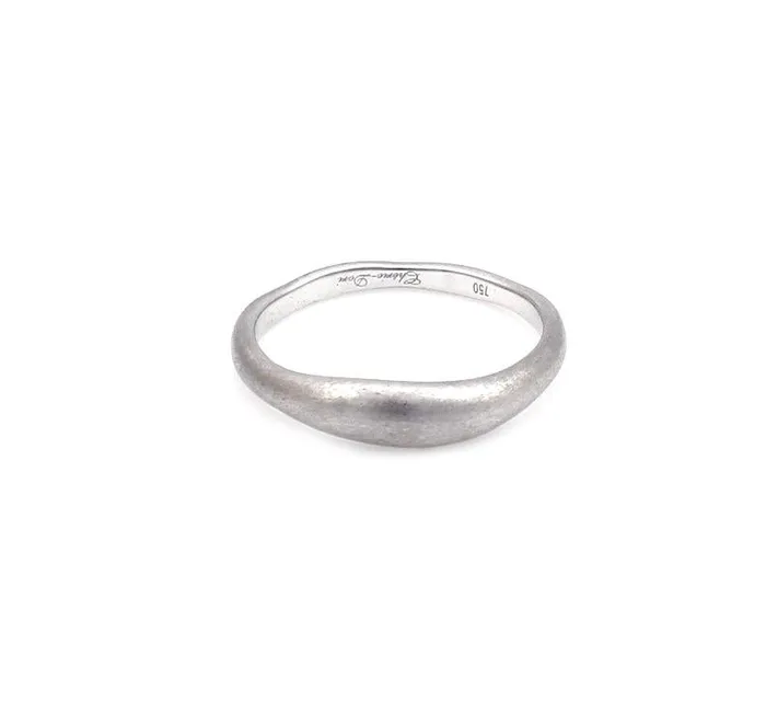 Cherie Dori 18K White Gold Free Form Ring Rings