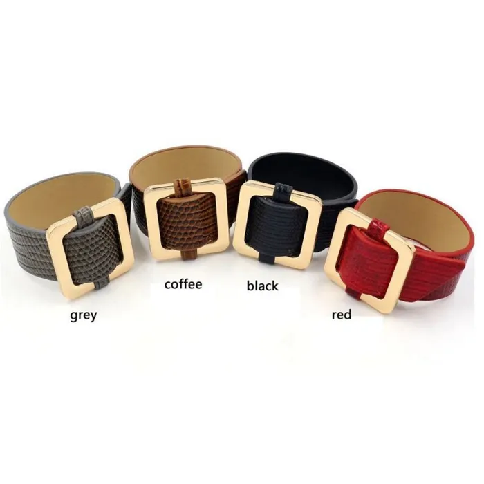 ClaudiaG Bracelets Square Lock Bracelet Gray
