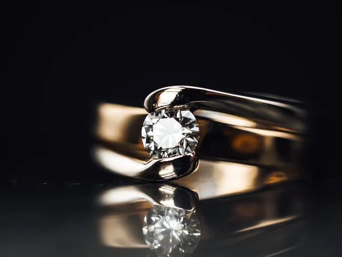 Consignment Rings 14k TwoTone Gold Diamond Ring