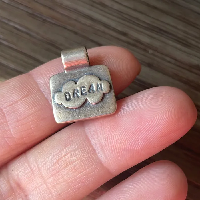 Dream Pendant Sterling Silver Vintage Vintage Paris Jewelry Necklaces