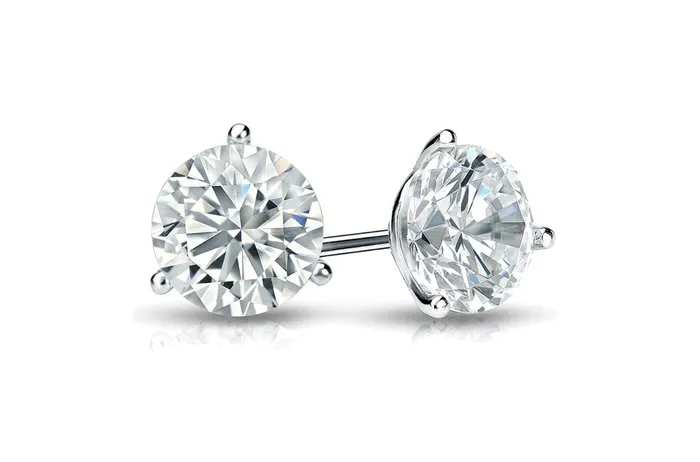 Earrings Albert Hern Earrings 054 cts Natural Round Diamonds I SI1 18kt Gold Studs Earrings Albert Hern Earrings 054 cts Natural Round Diamonds I SI1 18kt Gold Studs