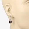 Earrings Quintessence Gemstone Butterfly Earrings in Sterling SilverAmethyst Garnet Peridot or Topaz