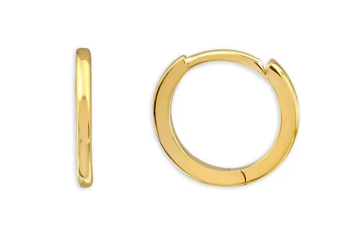 Earrings Solid 14kt Gold Mini Round Huggies Albert Hern Earrings