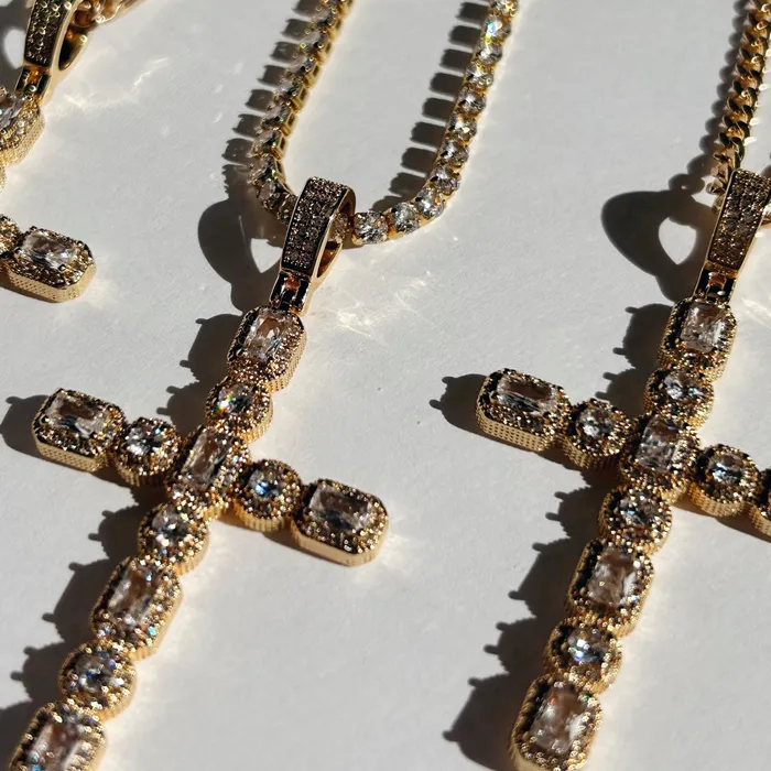 Hope CZ Cross Necklace TBJ Necklaces