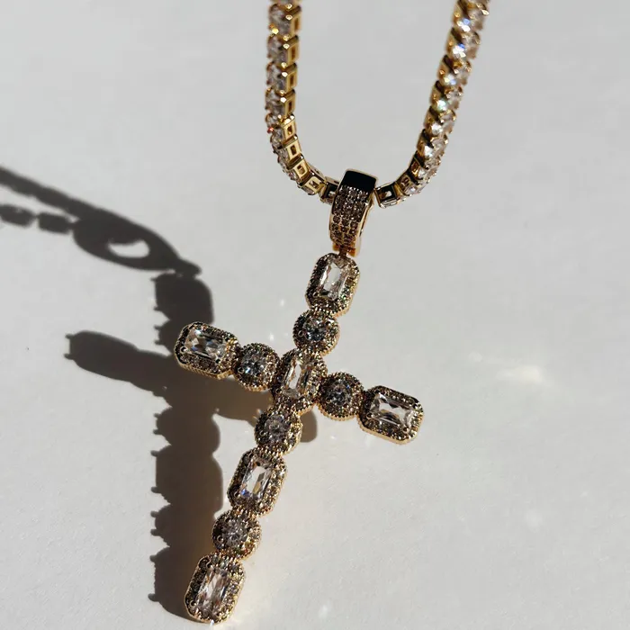 Hope CZ Cross Necklace TBJ Necklaces