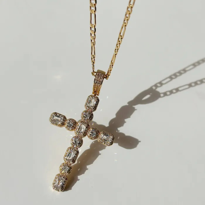 Hope CZ Cross Necklace TBJ Necklaces