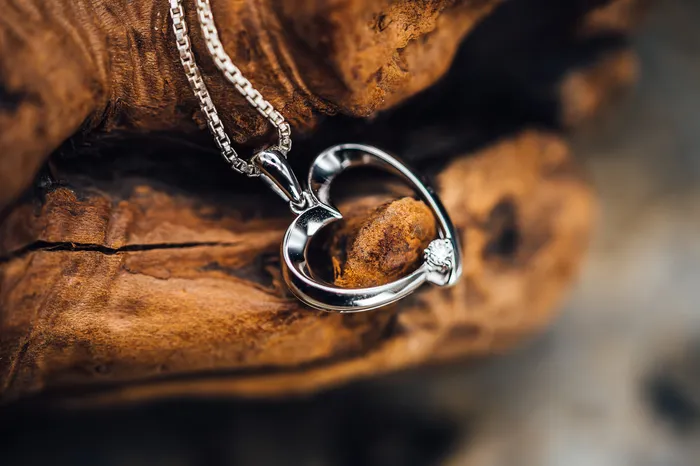 Necklaces 14k White Gold Heart and Diamond Pendant Allison Kaufman