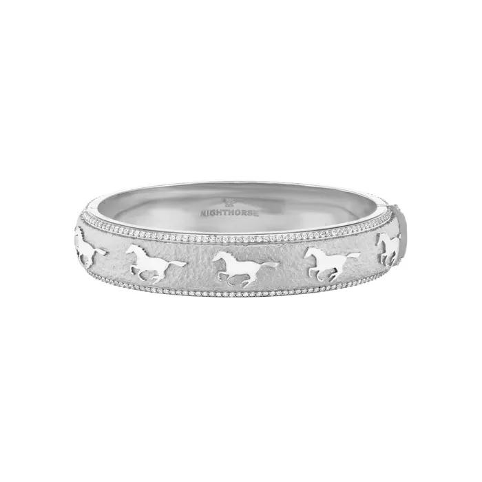 Nighthorse Running Horse Pave Bracelet Diamonds Bracelets