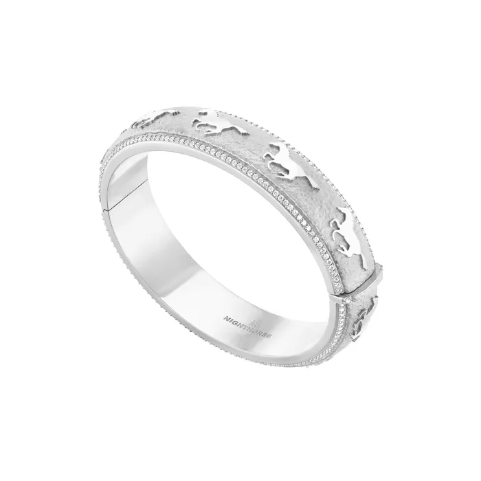 Nighthorse Running Horse Pave Bracelet Diamonds Bracelets