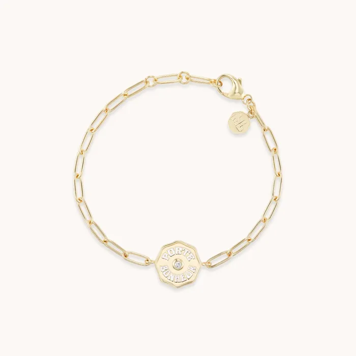 Petite PB Bracelet White Diamond Marlo Laz Bracelets