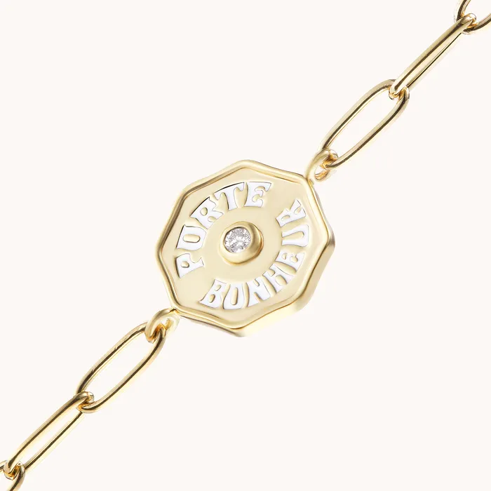 Petite PB Bracelet White Diamond Marlo Laz Bracelets